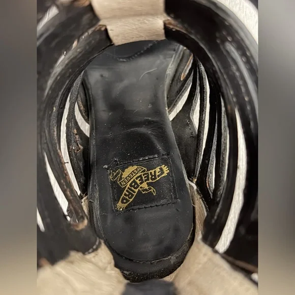 Freebird Lotus Studded Black and Brown Women's Heeled Sandals - Picture 10 of 11